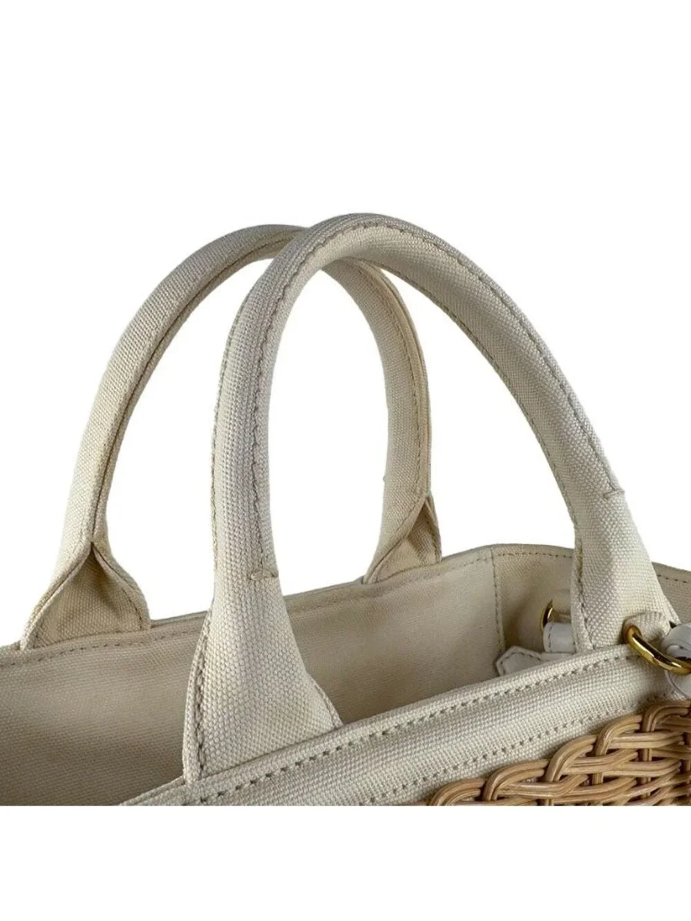 Prada Basket Shoulder Bag